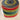JME 6" Red/Apple Green Velvet Stripe Dupioni