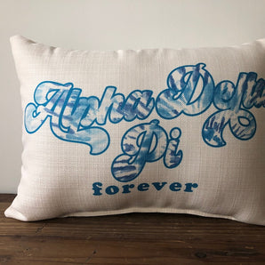 Greek Tie Dye Pillow