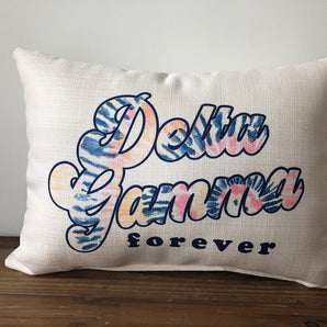 Greek Tie Dye Pillow