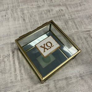 Greek Mirrored Keepsake Box