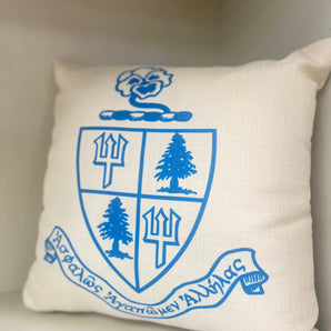 Greek Crest Pillow