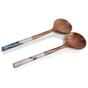 Mango Wood Salad Server Set