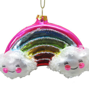 Rainbow Cloud Ornament