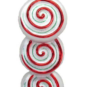 Peppermint Swirl Ornament