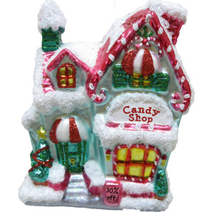 Santa's Candy Shop House Ornament