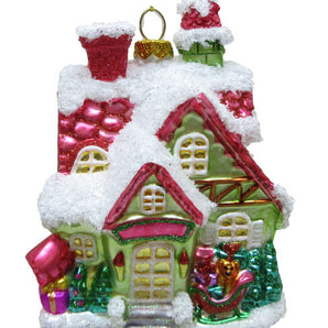 Santa's House Ornament