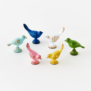 Colorful Cast Iron Bird