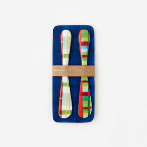 Plaid Spreader Set of 2