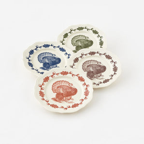 Turkey Scalloped Melamine Plate
