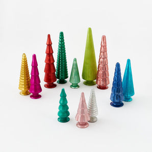 Medium Glass Colorful Tree