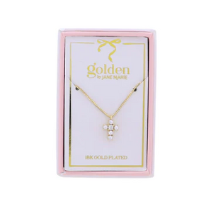 Pearl Cross Necklace