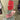 JME 4" Red Dupion Splash Metallic Ribbon