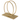 Gold Oval Napkin Holder