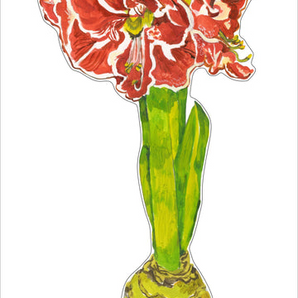 Large Ruffle Amaryllis Acrylic Flower