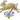 Small Running Rabbit Acrylic Floral