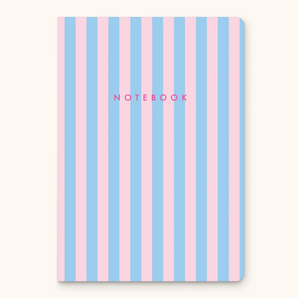 Cotton Candy Stripe Notebook