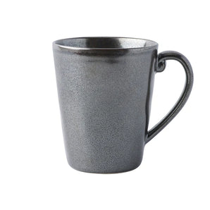 Pewter Stoneware Coffee Mug