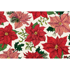 Festive Poinsettia Placemats