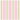 Pink and Gold Awning Stripe Cocktail Napkin