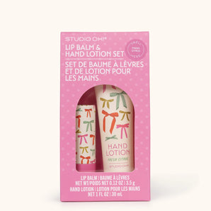 Lip Balm and Hand Lotion Set