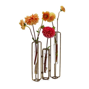 Lavoisier Set of 3 Hinged Flower Vase