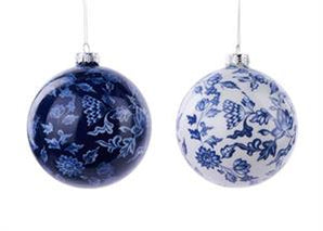 Floral Chinoiserie Ornament