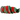 4" Green Velvet with Red Stripe Ribbon