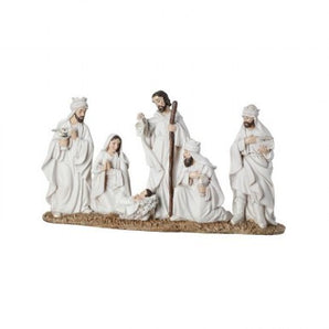 Natural/Cream Nativity Scene