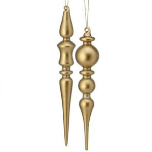Gold Matte Ornament
