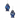Blue & White Floral Urn Ornament