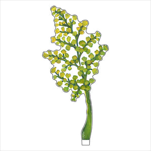 Small Maidenhair Fern Acrylic Flower