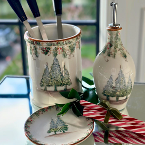 Arte Italica Natale Utensil Holder