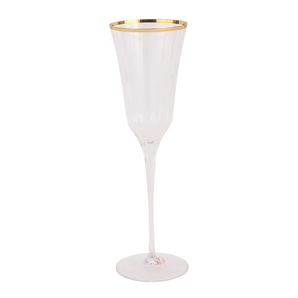 Natalia Gold Champagne Glass