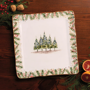 Natale Square Platter