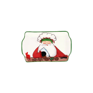 Vietri Old St Nick 2025 Rectangular Platter