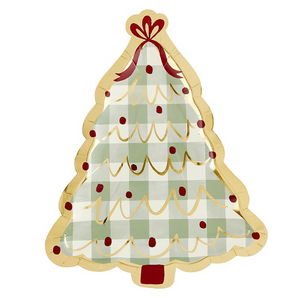 Holiday Tree Paper Plate