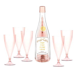 Pop Fizz Champagne Glass