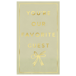 Favorite Guest Guest Napkin