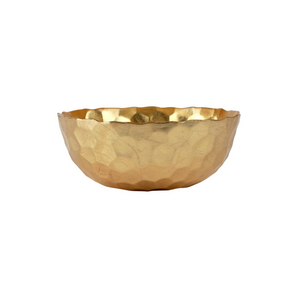 Rufolo Glass Gold Honeycomb Bowl