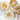 Rufolo Glass Gold Honeycomb Bowl