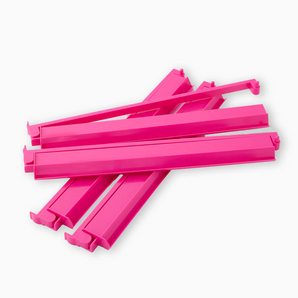 Hot Pink Acrylic Racks & Pushers Set 4pc
