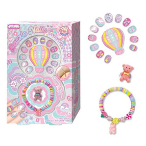 Rainbow Dazzle Nails