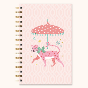 Leopard on Parade Spiral Notebook
