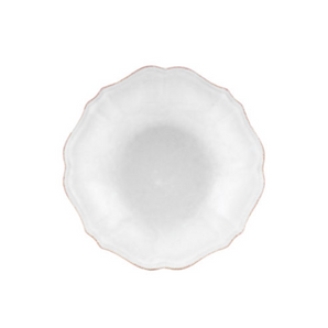 Casafina Impressions White/Gold Pasta Bowl