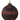 Antique Red Glass Ball Ornament