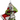 Glass Santa With Tree Ornament