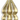 Gold Glass Glitter Finial Ornament