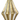 Gold Glass Glitter Finial Ornament