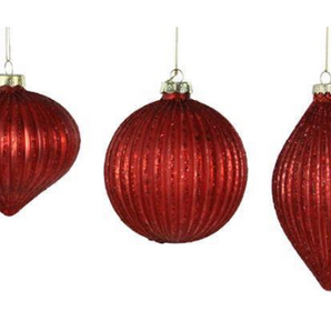 Red Glass Ornament