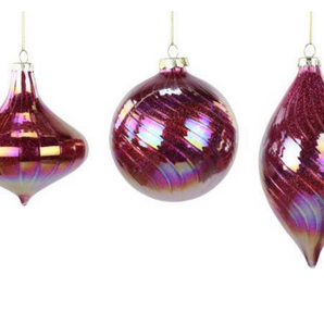 Pink Iridescent Ornament